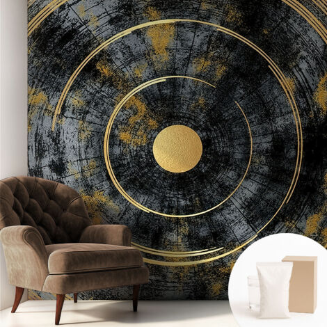 Carta Da Parati Non Tessuto - Con Colla Gratuita - Con Motivi Moderni - Design Elegante Per Pareti Dinamica cosmica 250x250 cm