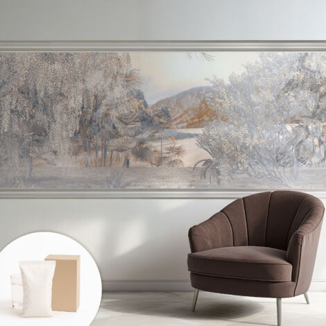 Carta Da Parati Non Tessuto - Con Colla Gratuita - Con Motivi Moderni - Design Elegante Per Pareti La natura della sottigliezza 250x104 cm