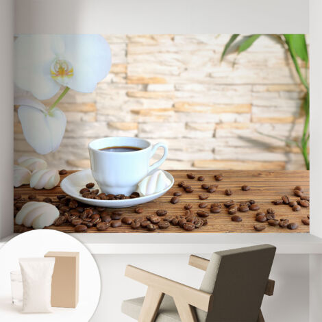 Carta Da Parati Non Tessuto - Con Colla Gratuita - Con Motivi Moderni - Design Elegante Per Pareti Relax floreale 104x70 cm