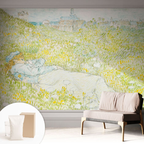 Carta Da Parati Non Tessuto - Con Colla Gratuita - Con Motivi Moderni - Design Elegante Per Pareti Rilassamento primaverile 312x219 cm