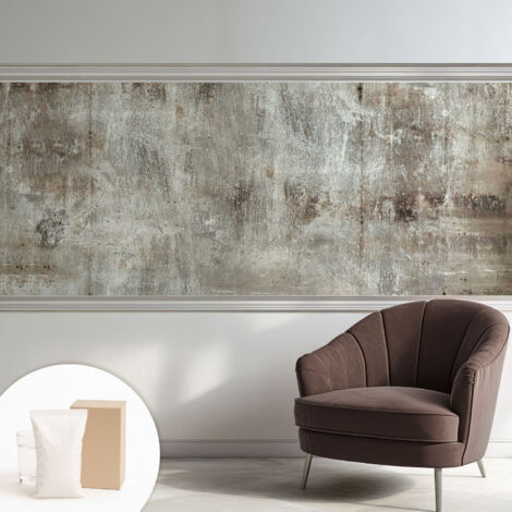 Carta Da Parati Non Tessuto - Con Colla Gratuita - Con Motivi Moderni - Design Elegante Per Pareti Spazio industriale 250x104 cm