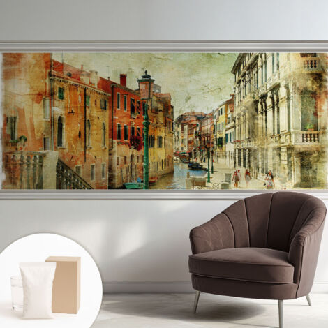 Carta Da Parati Non Tessuto - Con Colla Inclusa per Camera da Letto - Facile da Applica - Motivo decorativo Impressione urbana 250x104 cm