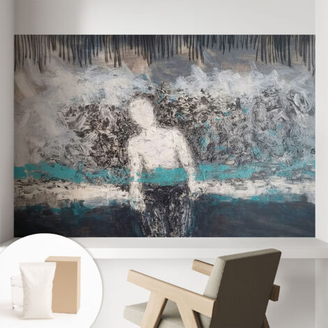 Carta Da Parati Non Tessuto - Con Colla Inclusa per Camera da Letto - Facile da Applica - Motivo decorativo Mondo misterioso 104x70 cm