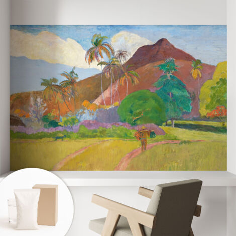 Carta Da Parati Non Tessuto - Con Colla Inclusa per Camera da Letto - Facile da Applica - Motivo decorativo Natura esotica 104x70 cm