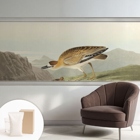 Carta Da Parati Non Tessuto - Con Colla Inclusa per Camera da Letto - Facile da Applica - Motivo decorativo Uccello di montagna 250x104 cm