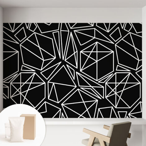 Carta Da Parati - Non Tessuto - Con Colla Inclusa - Per Interni - Ecologica - Con Ingresso - Soggiorno Astrazione moderna 152x104 cm