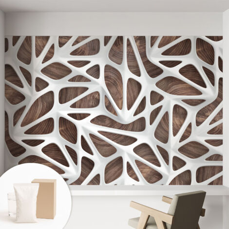 Carta Da Parati Non Tessuto - Decorazione Da Muro - Traspirante - Con Motivo - Per Camera Da Letto Cucina Armonia dinamica 152x104 cm