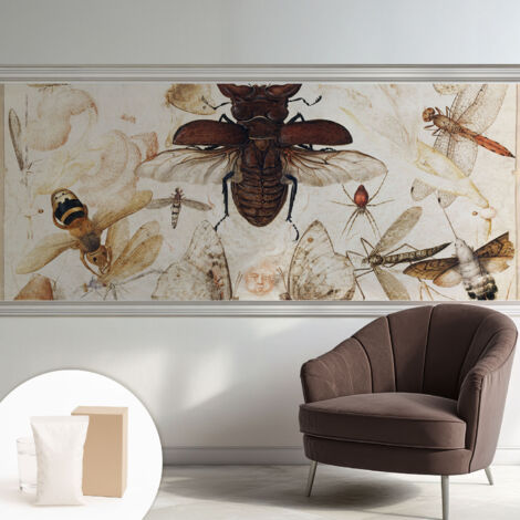 Carta Da Parati Non Tessuto - Decorazione Da Muro - Traspirante - Con Motivo - Per Camera Da Letto Cucina Armonia naturale 250x104 cm