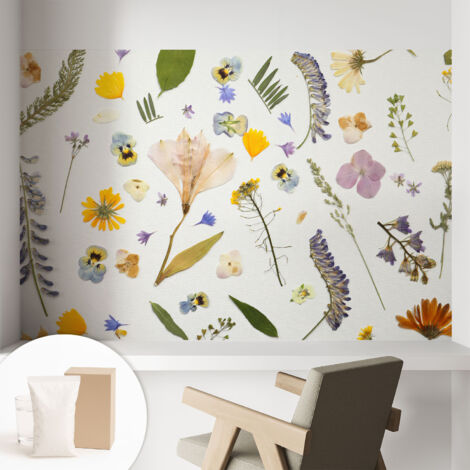 Carta Da Parati Non Tessuto - Decorazione Da Muro - Traspirante - Con Motivo - Per Camera Da Letto Cucina Fiori primaverili 104x70 cm