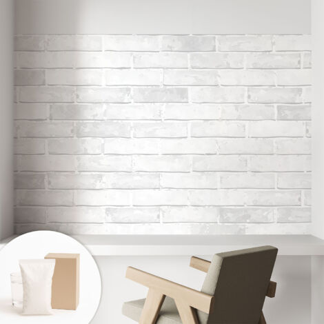 Carta Da Parati Non Tessuto - Decorazione Da Muro - Traspirante - Con Motivo - Per Camera Da Letto Cucina muro di mattoni 104x70 cm