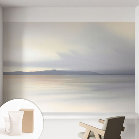Carta Da Parati Non Tessuto - Decorazione Da Muro - Traspirante - Con Motivo - Per Camera Da Letto Cucina Paesaggio armonioso 152x104 cm