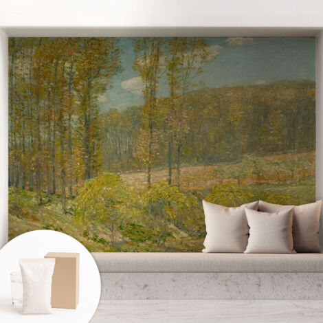 Carta Da Parati Non Tessuto - Decorazione Da Muro - Traspirante - Con Motivo - Per Camera Da Letto Cucina Paesaggio forestale 208x146 cm