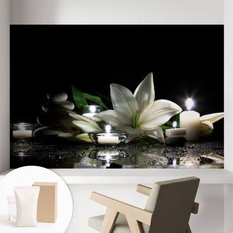 Carta Da Parati Non Tessuto - Decorazione Da Muro - Traspirante - Con Motivo - Per Camera Da Letto Cucina Scena rilassante 104x70 cm