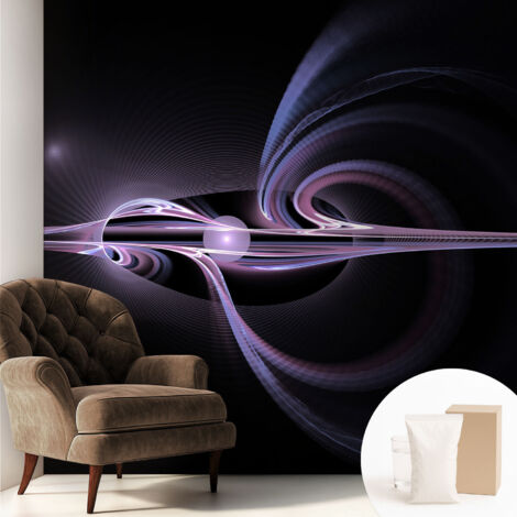 Carta Da Parati Non Tessuto - Di Alta Qualità Per Il Soggiorno La Cucina - Tendenze Moderne - Vlies Ecologico Astrazione cosmica 250x250 cm