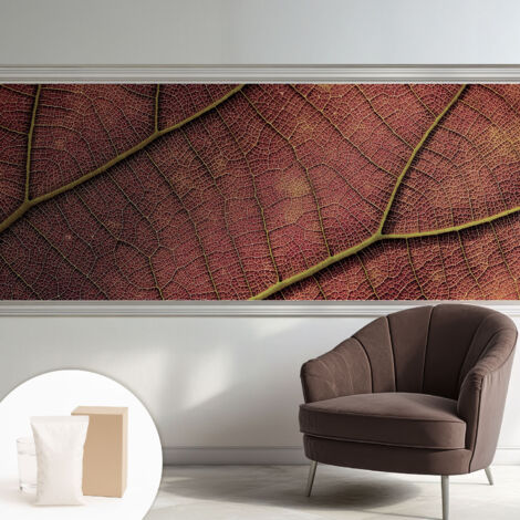 Carta Da Parati Non Tessuto - Di Alta Qualità Per Il Soggiorno La Cucina - Tendenze Moderne - Vlies Ecologico Consistenza fogliare 250x104 cm