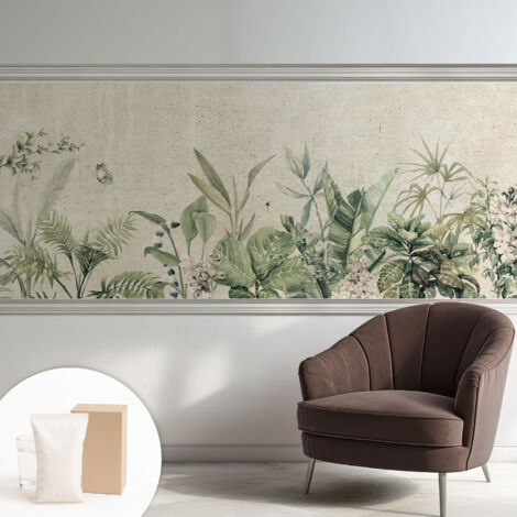 Carta Da Parati Non Tessuto - Di Alta Qualità Per Il Soggiorno La Cucina - Tendenze Moderne - Vlies Ecologico giungla tropicale 250x104 cm