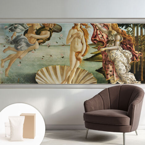 Carta Da Parati Non Tessuto - Di Alta Qualità Per Il Soggiorno La Cucina - Tendenze Moderne - Vlies Ecologico La nascita di Venere 250x104 cm
