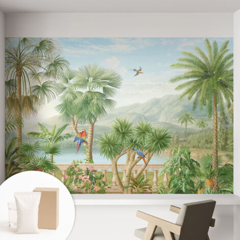 Carta Da Parati Non Tessuto - Di Alta Qualità Per Il Soggiorno La Cucina - Tendenze Moderne - Vlies Ecologico Paesaggio esotico 152x104 cm