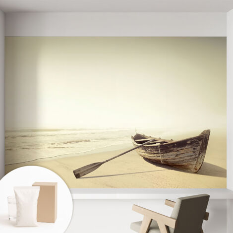 Carta Da Parati Non Tessuto - Di Alta Qualità Per Il Soggiorno La Cucina - Tendenze Moderne - Vlies Ecologico Tranquillità sul mare 152x104 cm