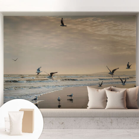 Carta Da Parati Non Tessuto - Di Alta Qualità Per Il Soggiorno La Cucina - Tendenze Moderne - Vlies Ecologico Tranquillità sul mare 208x146 cm