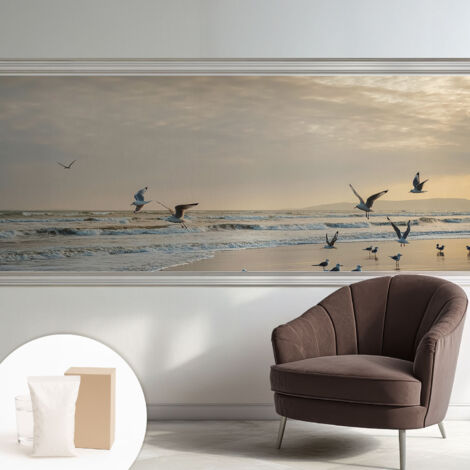 Carta Da Parati Non Tessuto - Di Alta Qualità Per Il Soggiorno La Cucina - Tendenze Moderne - Vlies Ecologico Tranquillità sul mare 250x104 cm