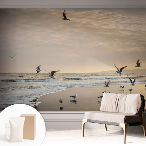 Carta Da Parati Non Tessuto - Di Alta Qualità Per Il Soggiorno La Cucina - Tendenze Moderne - Vlies Ecologico Tranquillità sul mare 312x219 cm