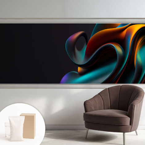 Carta Da Parati Non Tessuto - Di Alta Qualità Per Il Soggiorno La Cucina - Tendenze Moderne - Vlies Ecologico Vortice colorato 250x104 cm