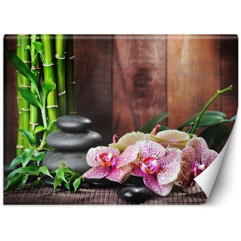 Carta Da Parati, Orchidea con bambà¹ - 400x280