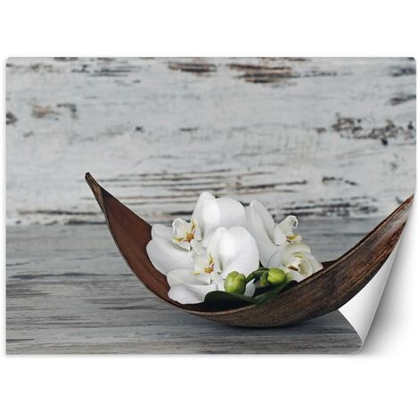 Carta Da Parati, Orchidee Zen Spa Vintage - 450x315