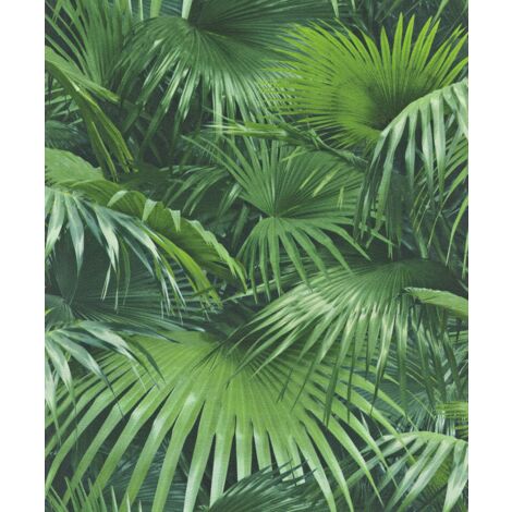 Carta da parati RASCH collezione Crispy Paper, verde, 524901