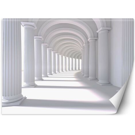 Carta Da Parati, Tunnel in bianco 3d - 400x280
