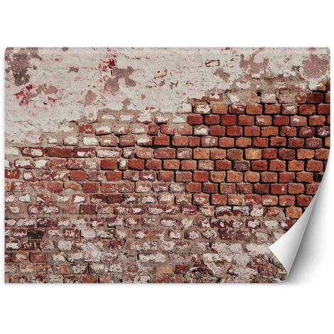 Carta Da Parati, Vecchio muro in pietra e mattoni - 200x140