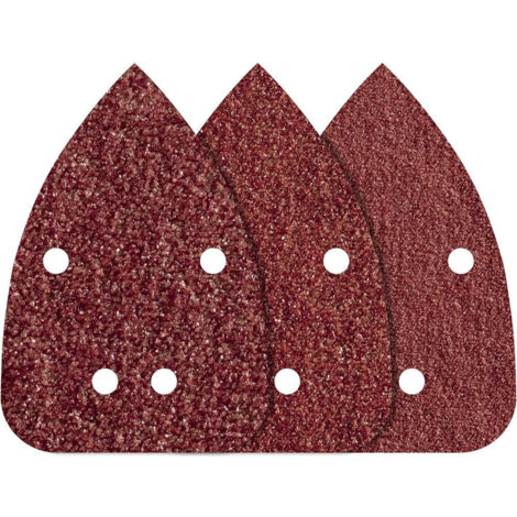 Carta foglio abrasivo grana 80/120/240 10 pezzi - wolfcraft