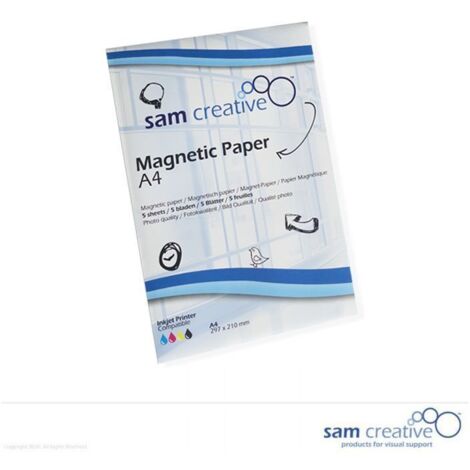 Carta magnetica A4 (set di 5)