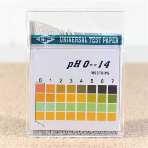 Carta per test del pH acido e alcalino per test di qualità dell'acqua