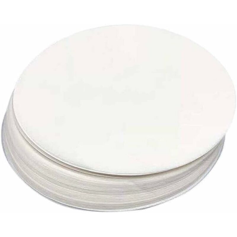 150 Pezzi Pergamena Rotonda Carta, 26 cm Antiaderente per Hamburger, Pizza, Torte, Fogli da Forno per Grigliare e Cuocere