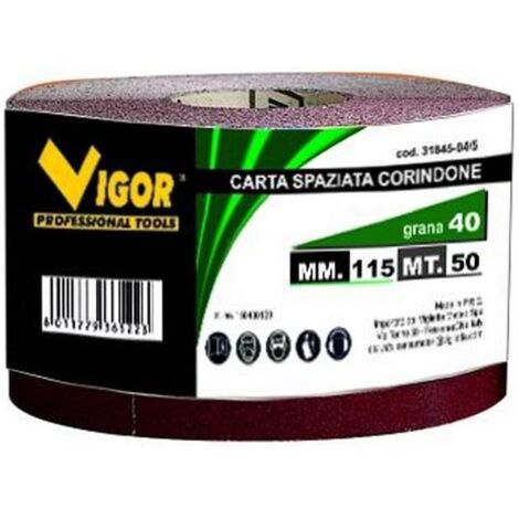 Carta Spaziata Corindon Vigor mm.115 Mt.50 Gr. 120