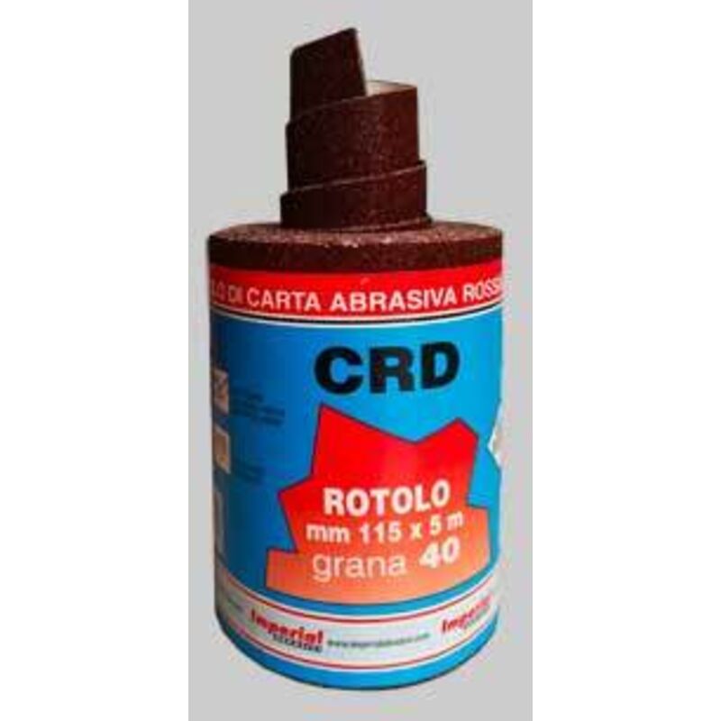 Carta abrasiva spaziata in miniroll - grana 80