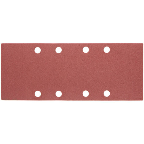 Carta vetrata 93 x 230 mm, K180, 5 pezzi, con fori