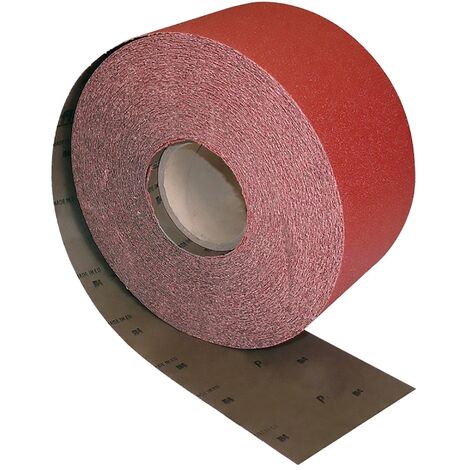 CARTA VETRATA ABRASIVA SPAZIATA VETRO GRANA 40 120mmx50mt