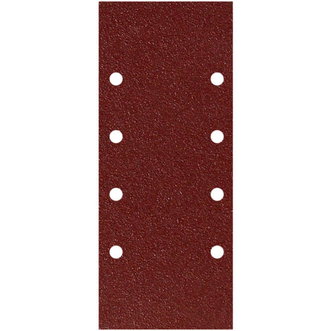 Carta vetrata di ricambio 93x228 mm. con 180 Fori per Grana (10 Pezzi)