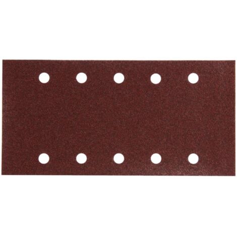 Carta vetrata Makita 115 x 229 mm, K60, 10 pz. 115 x 229 mm - K60 - 10 pz. - 10 fori