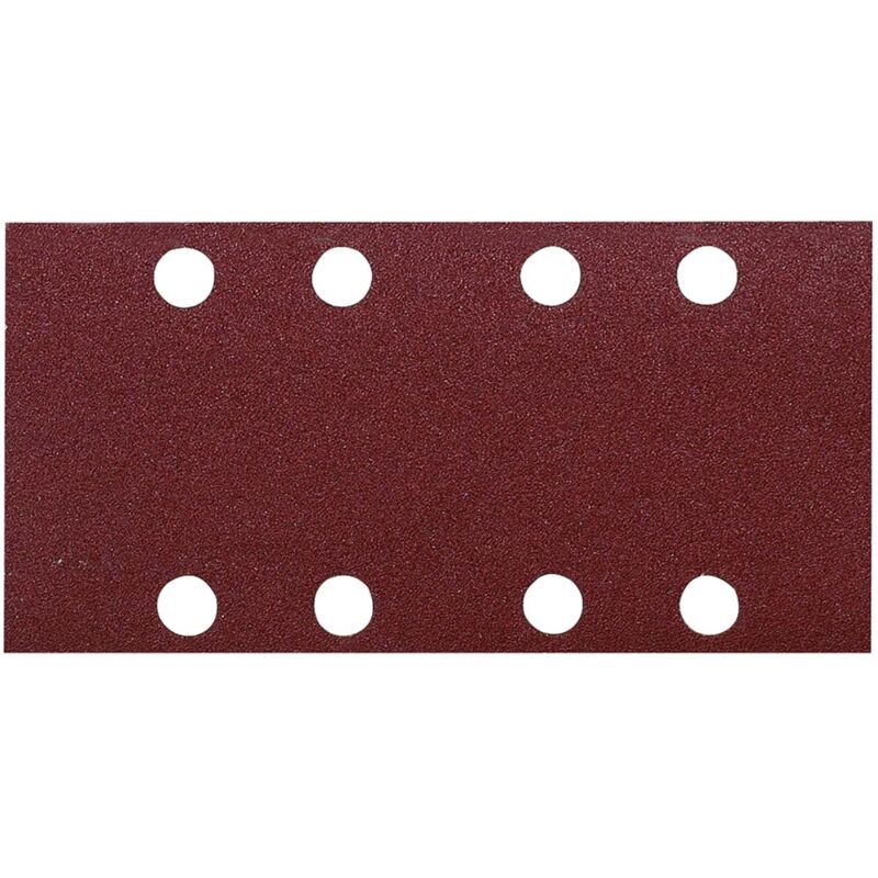 Carta vetrata Makita 80 x 133 mm, K40, 10 pz. 80 x 133 mm - K40 - 10 pz. - 8 fori