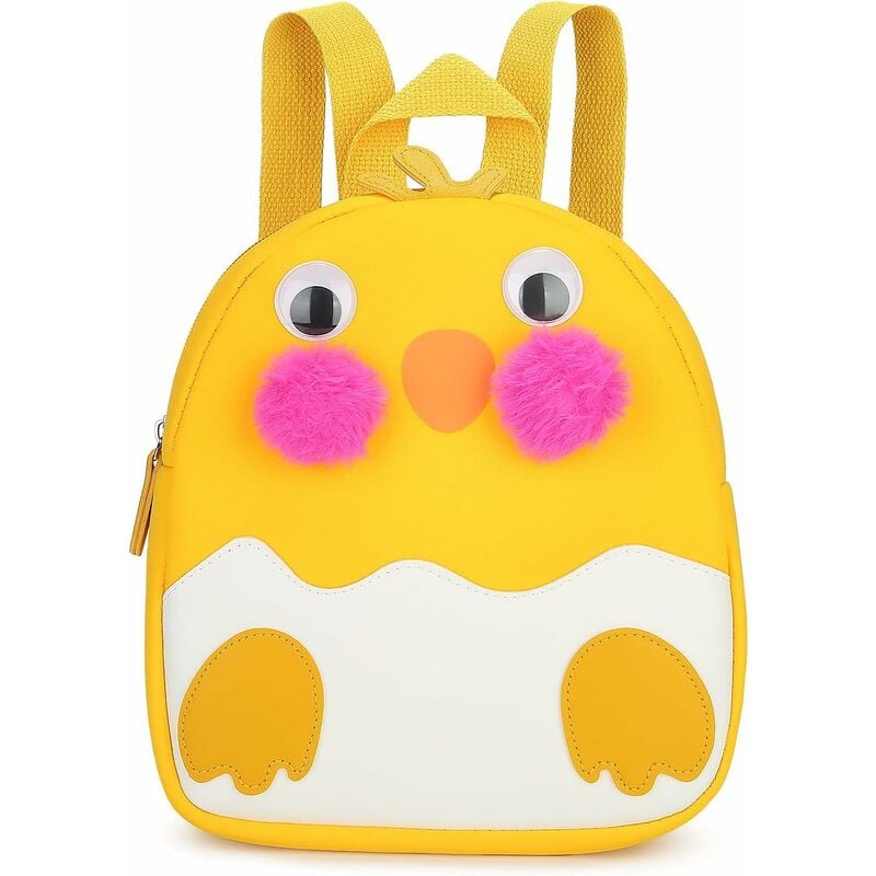 Cartable pour enfants de dessin animé avec cloche (jaune) Fei Yu