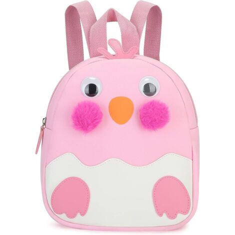 Cartable pour enfants de dessin animé avec des cloches (rose)