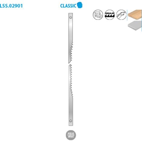 lame scie à chantourner 127mm avec ergot TPI 25