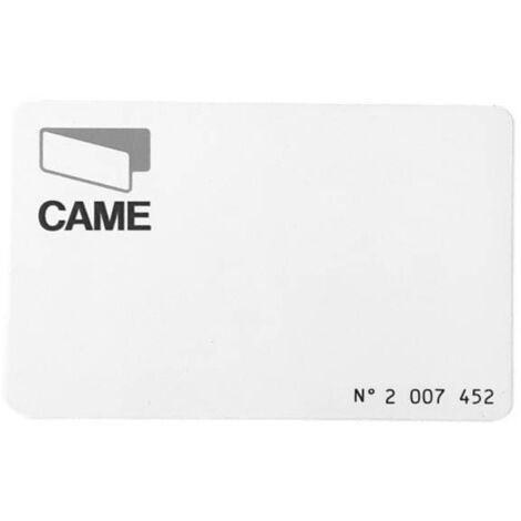 Carte 125KHz + seq. + logo Came 1 face CAME 001FR2137