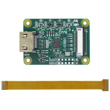 Carte adaptateur HDMI vers CSI-2 pour Raspberry Pi 4B/3B+/3B, 1080p 25fps, interface vidéo haute définition pour affichage sur écran, compatible série Pi.
