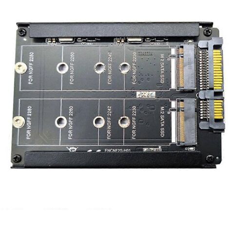 Carte adaptateur NGFF vers SATA pour disque dur SSD M.2 KeyB SATA3.0-B-