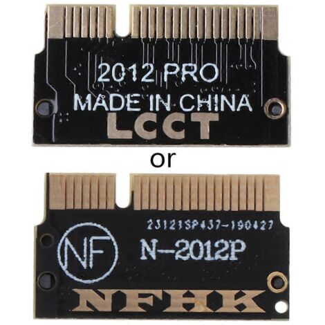 Carte adaptateur SSD M.2 PCIe NVMe pour MacBook Pro Retina 2012